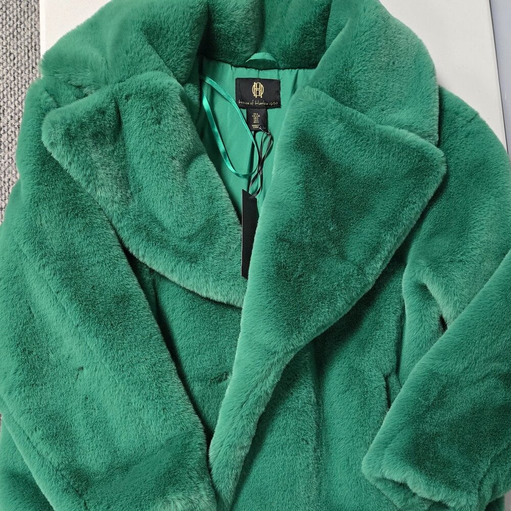 HOUSE OF HARLOW 1960 faux fur jacket  L SIZE